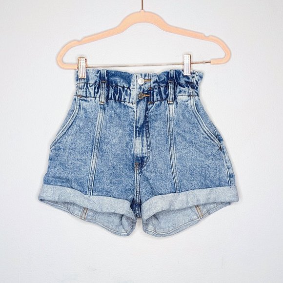 Abercrombie & Fitch Shorts Abercrombie Fitch Blue The 8s Paperbag